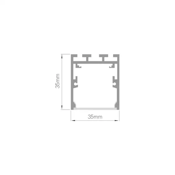 Linéaire Blanc Suspendu LED 1130 mm 36W – Image 2