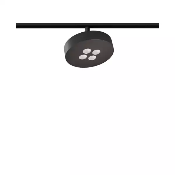 Spot sur rail COOKIE noir (Éclairage intérieur LED)
