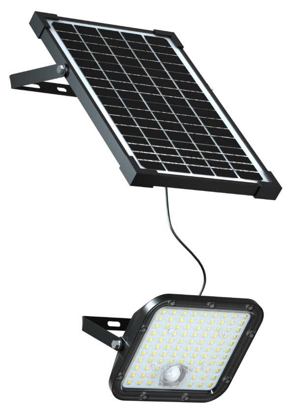 XETA LIGHT Panneau et projecteur solaire LED 30W 4800 lumens (Éclairage solaire LED)