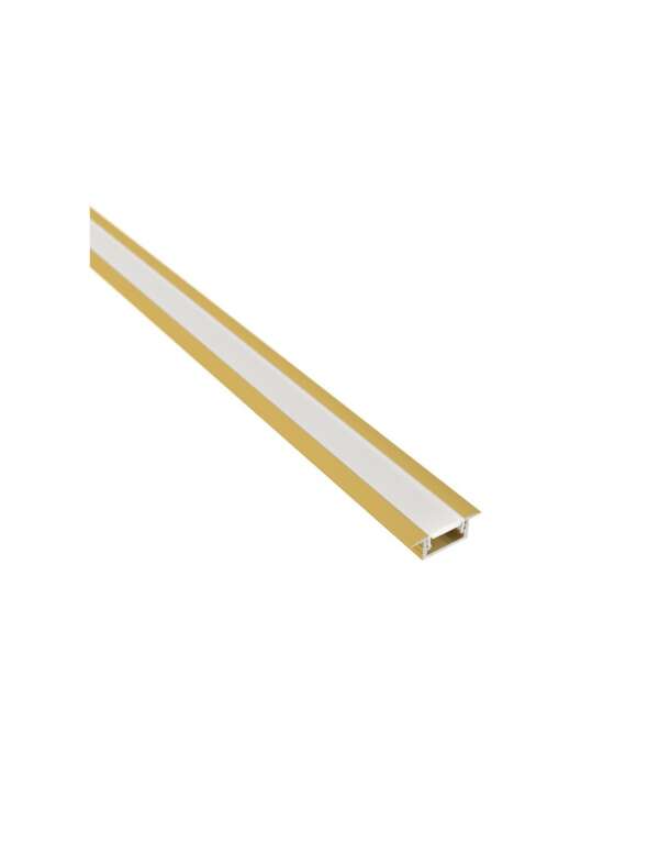Profile Alu Encastrable Or pour Bande LED 2 m (Profilé aluminium pour rubans LED / Ruban LED et Bande LED)