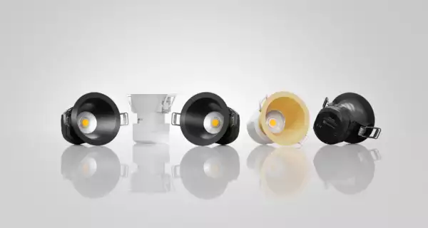 spot led finition blanc pulcom basse luminance switch 2700k 3200K 4000K