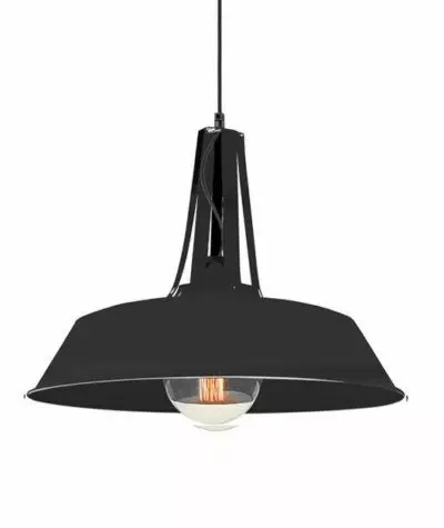 ZAMBELIS LIGHTS Suspension noir mat design diam 46 cm (Suspensions Design & Déco / Éclairage intérieur LED)