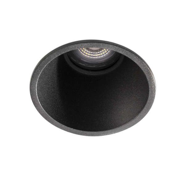 FARO FRESH IP65 lampe encastrable noir GU10 (Spot étanche / Éclairage intérieur LED)