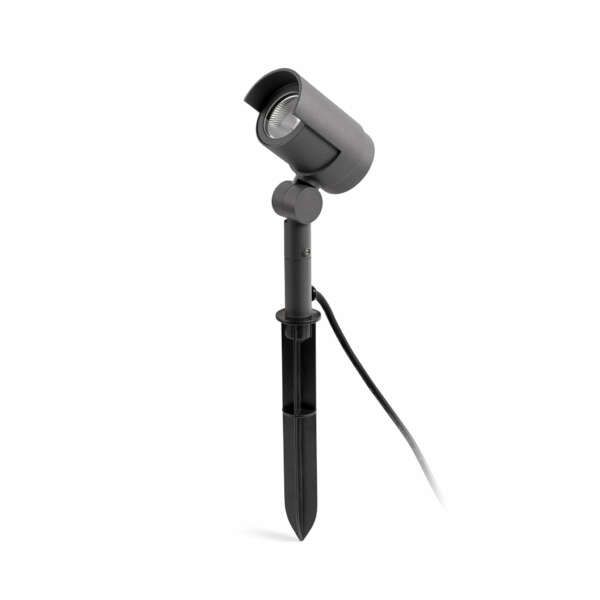 FARO FOC 210 spot sur piquet gris foncé (Projecteurs décoratifs pour jardins / Éclairage extérieur LED)