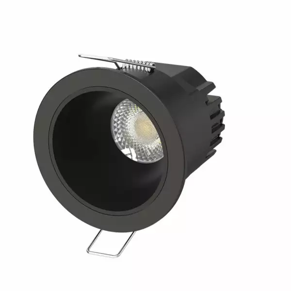SOLUM Spot noir faible éblouissement étanche RE2020 (Spot étanche / Éclairage intérieur LED)