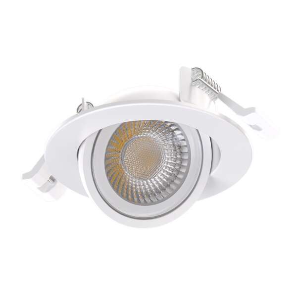 SOLUM Spot étanche orientable blanc (Spot étanche / Éclairage intérieur LED)