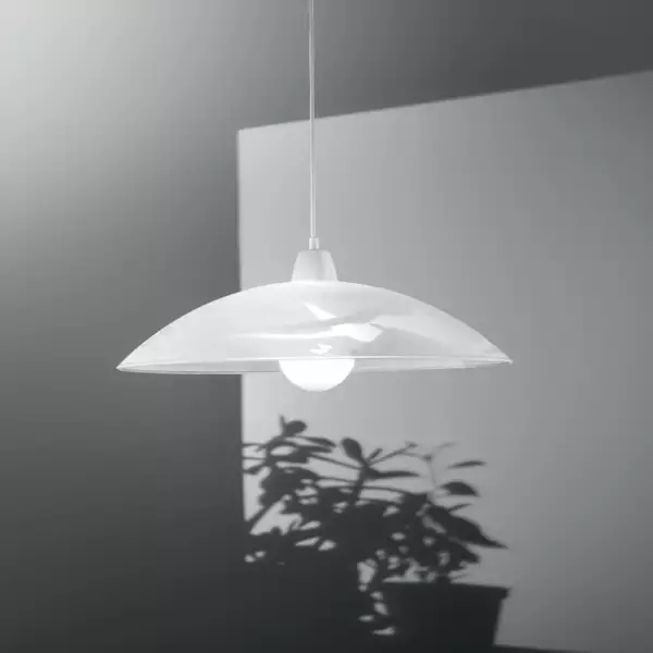 Plafonnier Alabastro en verre blanc 50 cm – Image 2
