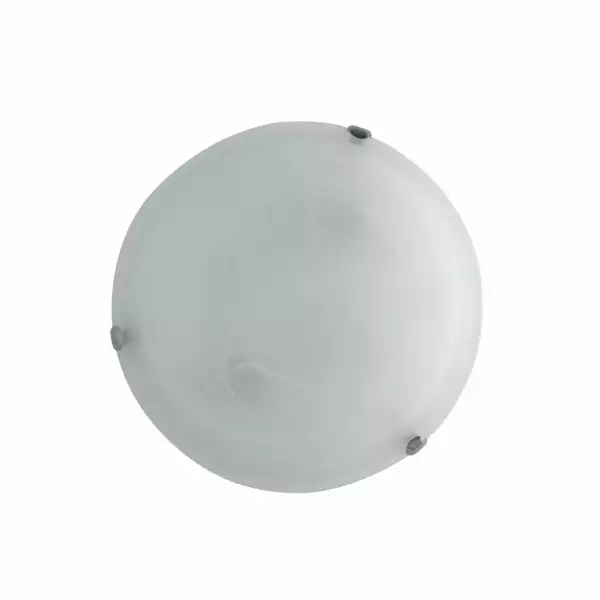 LUCE AMBIENTE E DESIGN Plafonnier DUNA en verre blanc 40 cm (Plafonnier / Éclairage intérieur LED)