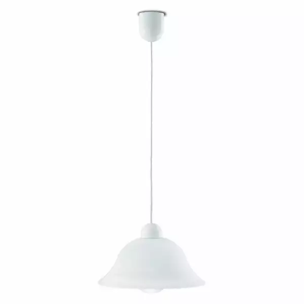 LUCE AMBIENTE E DESIGN Suspension 700 en verre blanc (Suspensions Design & Déco / Éclairage intérieur LED)