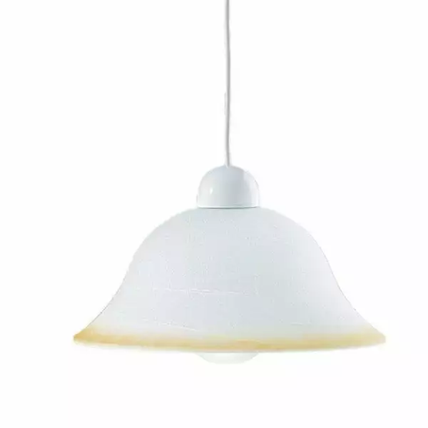 LUCE AMBIENTE E DESIGN Suspension 700 en verre ambré (Suspensions Design & Déco / Éclairage intérieur LED)