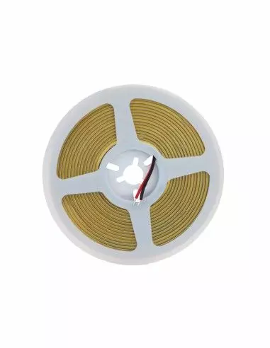 DESIGN LIGHT Ruban LED COB Largeur 5 mm 384 LED/m 12V IP20 10,6 W/m CRI90 6000K (Bande LED 12V et 24V / Ruban LED et Bande LED)