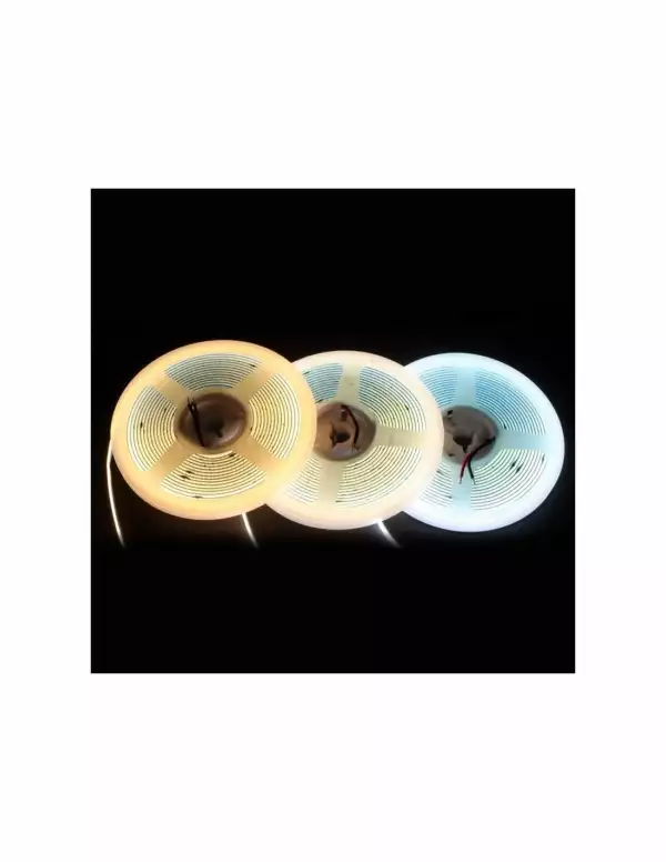 Ruban LED COB Largeur 5 mm 384 LED/m 12V IP20 10,6 W/m CRI90 6000K – Image 6