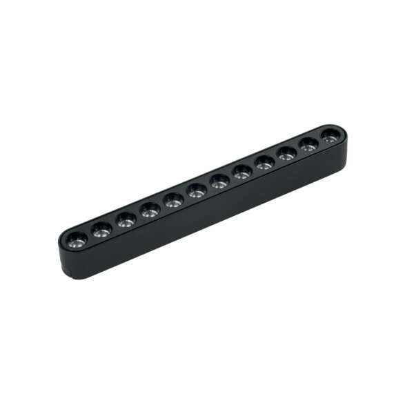 INTEC Lampe linéaire LED 12W 3000K UGR<19 pour rail BERNINI 22 cm (Spot LED sur rails / Éclairage intérieur LED)