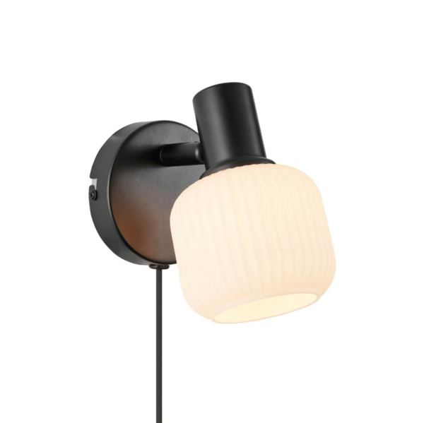 NORDLUX Milford Mini applique murale noir (Applique murale / Éclairage intérieur LED)