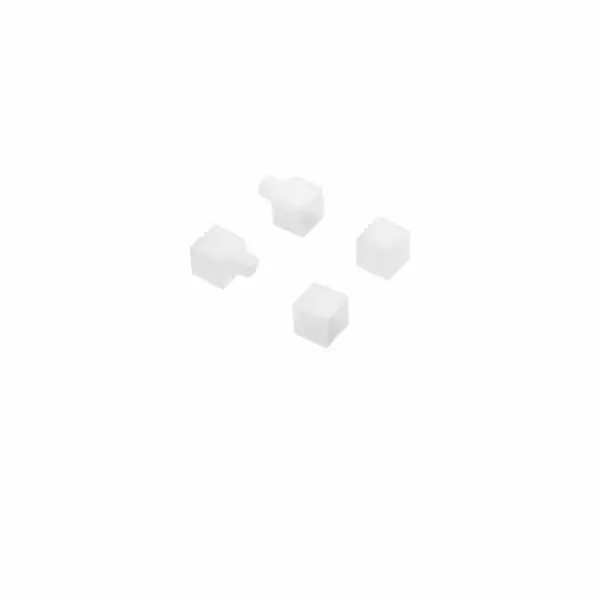 INTEC Embout 10x10 mm pour bande néon FLEX24V 2 pcs (Bande LED 12V et 24V / Ruban LED et Bande LED)