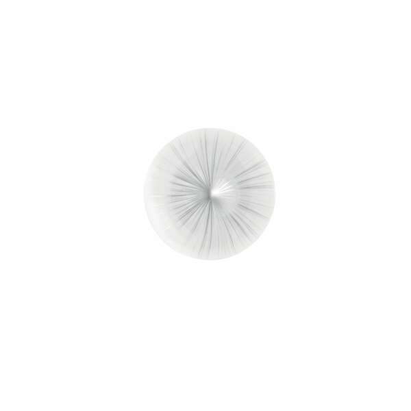 LUCE AMBIENTE E DESIGN Plafonnier LED AGORA en acrylique blanc 18W avec fonction CCT 30 cm (Plafonnier / Éclairage intérieur LED)