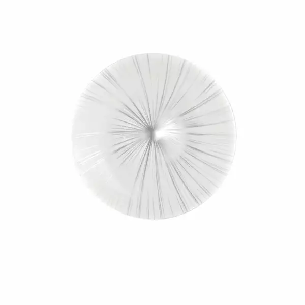 LUCE AMBIENTE E DESIGN Plafonnier LED AGORA en acrylique blanc 40W avec fonction CCT 50 cm (Plafonnier / Éclairage intérieur LED)