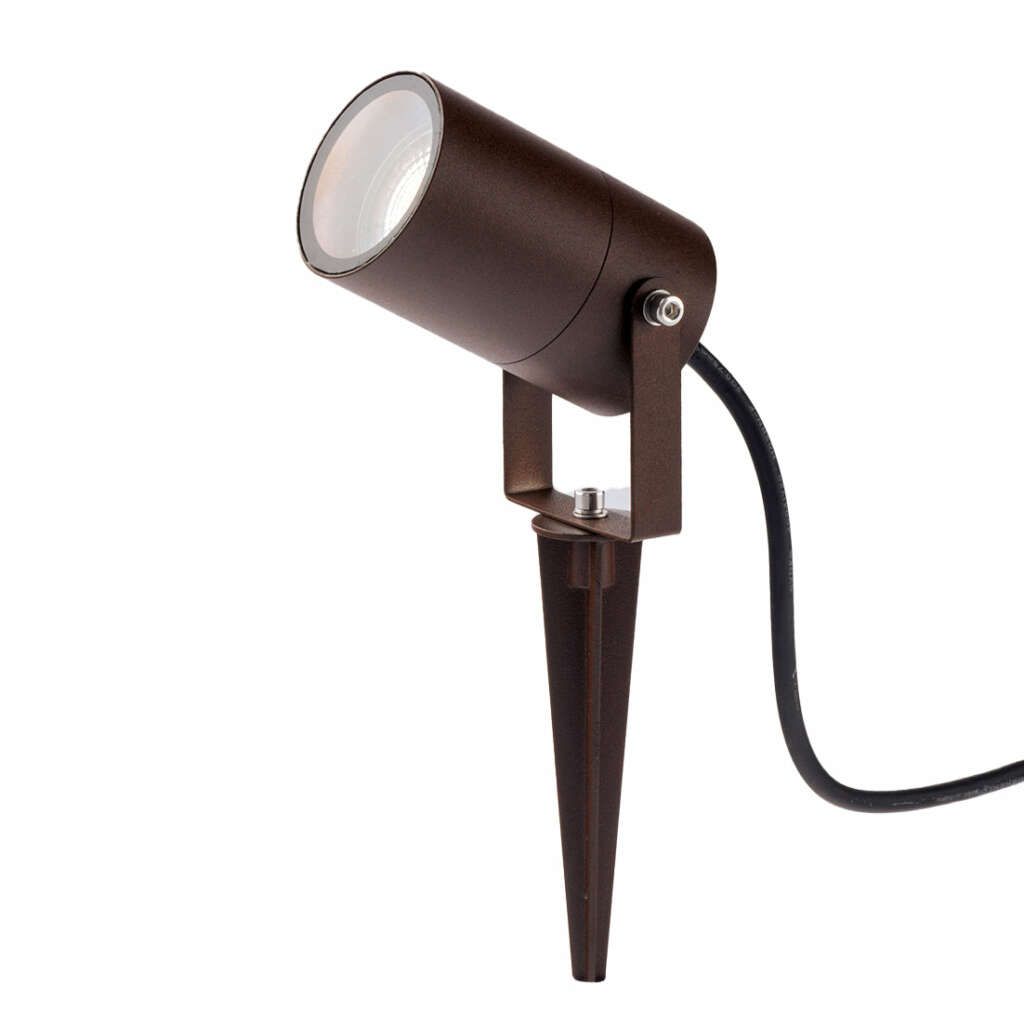 Mini Projecteur LED 3W Blanc Chaud 3000K COB - Spot Intérieur Plantes & Décoration Avec Piquet Et Interrupteur Pied
