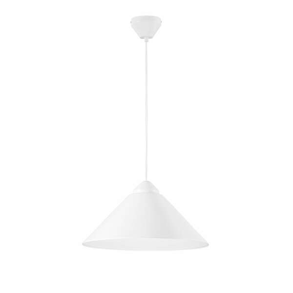 LUCE AMBIENTE E DESIGN Suspension en métal BIGBANG avec diffuseur conique blanc (Suspensions Design & Déco / Éclairage intérieur LED)