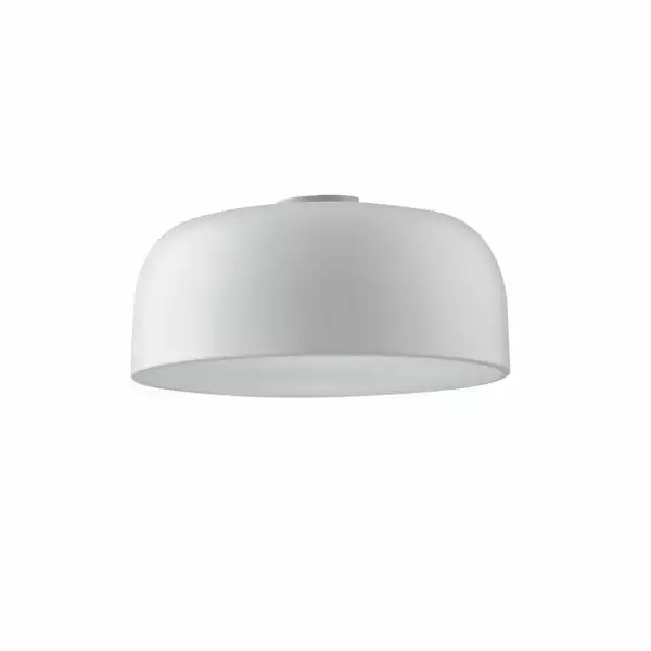 LUCE AMBIENTE E DESIGN Plafonnier bistrot en acrylique et métal blanc 38 cm (Plafonnier / Éclairage intérieur LED)
