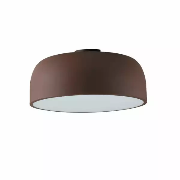 LUCE AMBIENTE E DESIGN Plafonnier bistrot en acrylique et métal bronze 38 cm (Plafonnier / Éclairage intérieur LED)