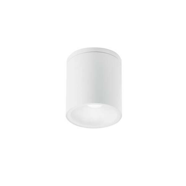 INTEC Plafonnier extérieur cylindrique CITIZEN en aluminium blanc (Plafonniers étanches / Éclairage extérieur LED)