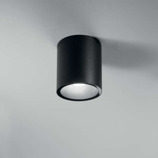 Plafonnier extérieur cylindrique CITIZEN en aluminium noir – Image 3