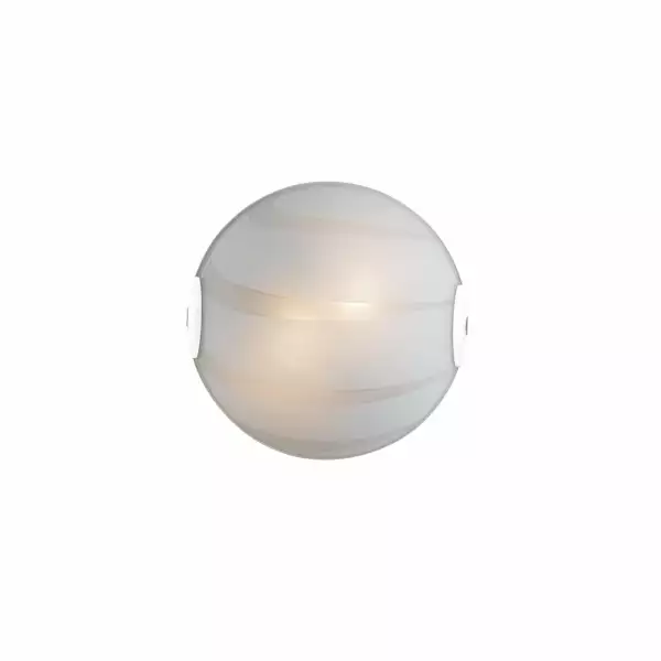 LUCE AMBIENTE E DESIGN Plafonnier CRI en verre blanc 30 cm (Plafonnier / Éclairage intérieur LED)