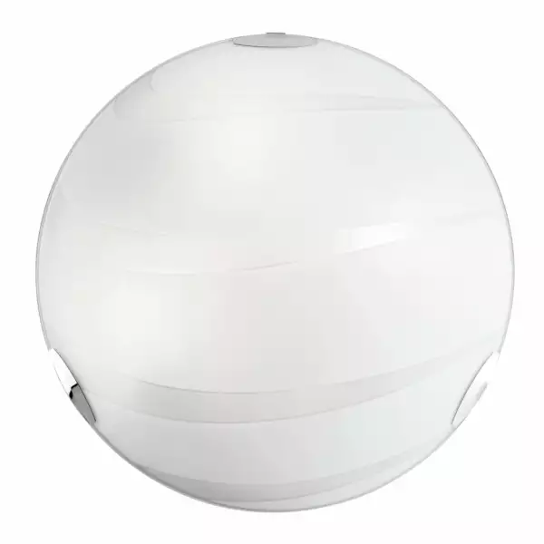 LUCE AMBIENTE E DESIGN Plafonnier CRI en verre blanc 50 cm (Plafonnier / Éclairage intérieur LED)