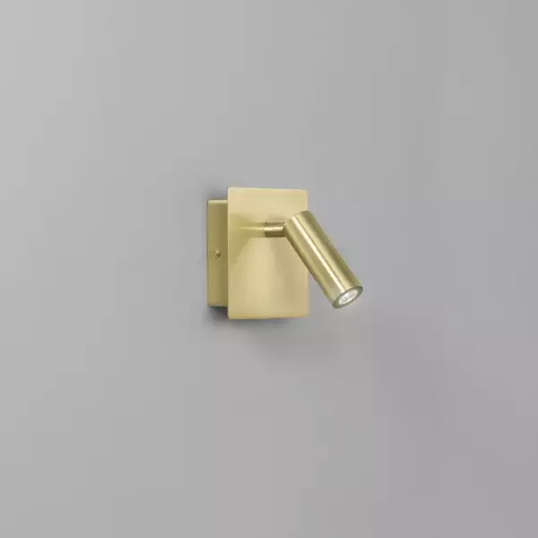 Applique LED DICKENS en métal nickel avec point lumineux lumière chaude orientable – Image 2