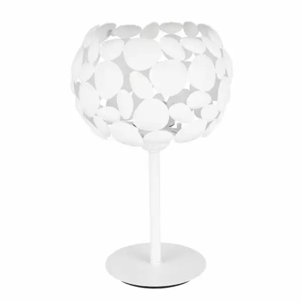 LUCE AMBIENTE E DESIGN Lampe de table DIONISO en métal blanc (Lampes de table / Éclairage décoratif)