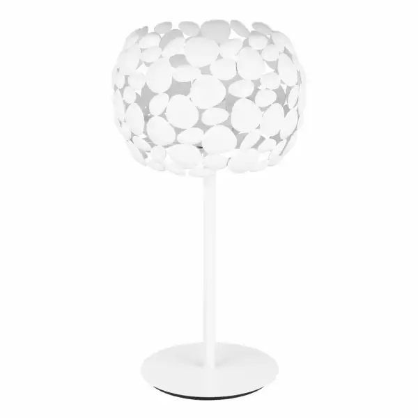 LUCE AMBIENTE E DESIGN Lampe de table DIONISO en métal blanc (Lampes de table / Éclairage décoratif)