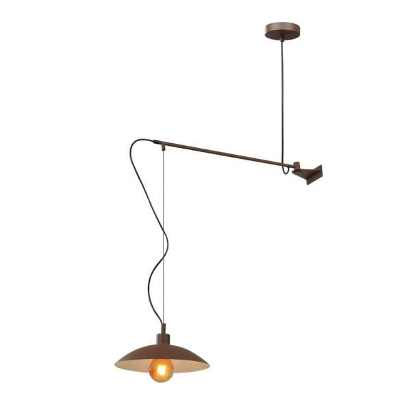 LUCE AMBIENTE E DESIGN Applique ELDORADO style suspension en métal bronze (Applique murale / Éclairage intérieur LED)