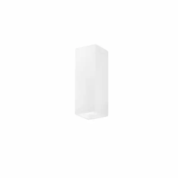 LUCE AMBIENTE E DESIGN Applique Foster en plâtre blanc à peindre (Applique murale / Éclairage intérieur LED)