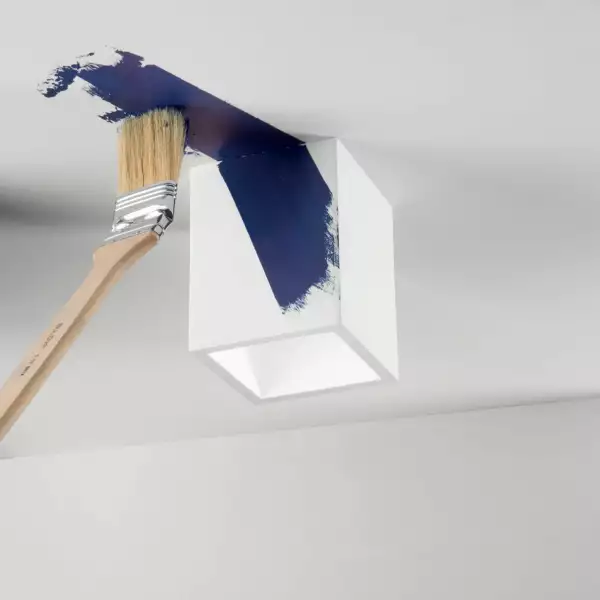 Plafonnier FOSTER en plâtre blanc à peindre – Image 3
