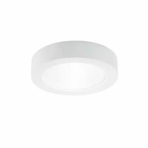 LUCE AMBIENTE E DESIGN Plafonnier GABRIEL rond en plâtre blanc à peindre 30 cm (Plafonnier / Éclairage intérieur LED)