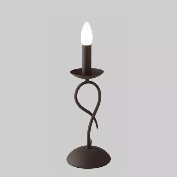 Lampe à poser GINEVRA en métal corten – Image 2