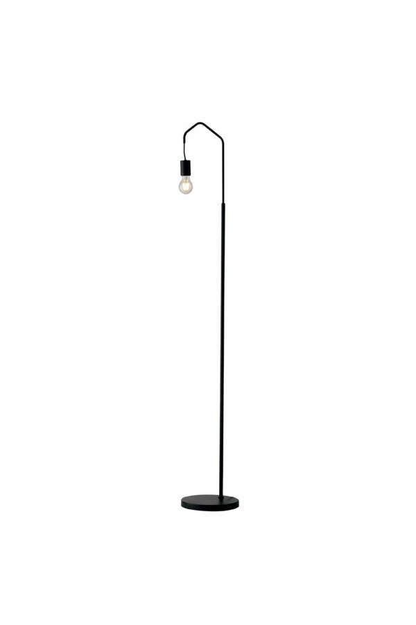 LUCE AMBIENTE E DESIGN Lampadaire habitat en métal noir (Lampadaires / Éclairage décoratif)