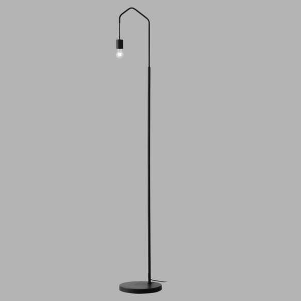 Lampadaire habitat en métal noir – Image 2