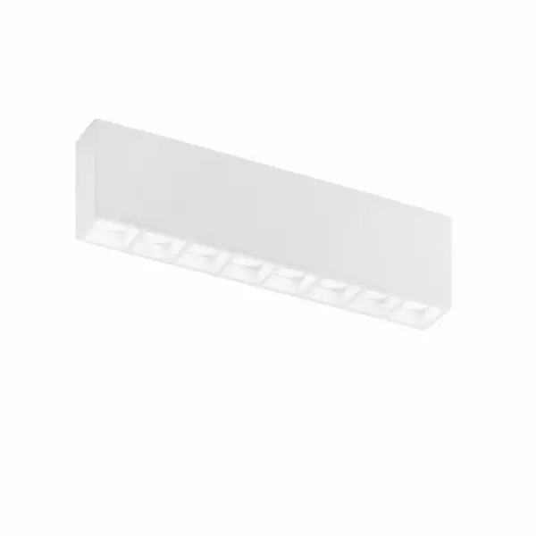 LUCE AMBIENTE E DESIGN Plafonnier modulable HAPIS en plâtre blanc à peindre 39 x 55 x 11 cm (Plafonnier / Éclairage intérieur LED)