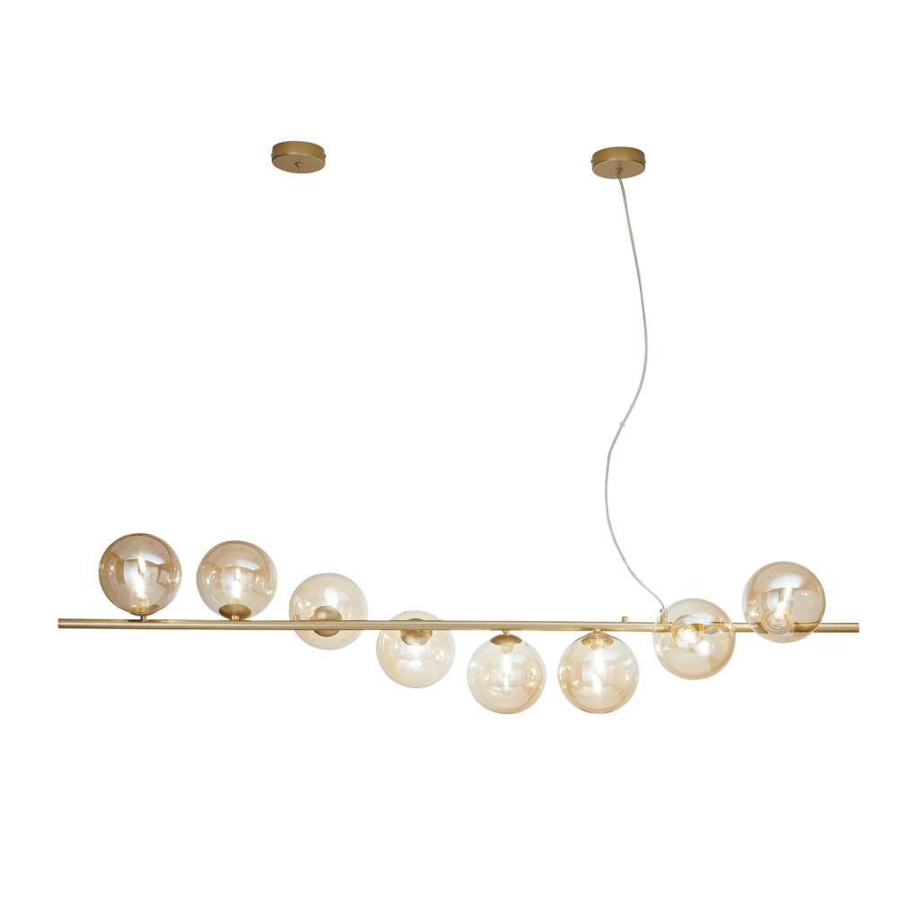 LUCE AMBIENTE E DESIGN Lustre suspension HONEY en métal laiton avec ...