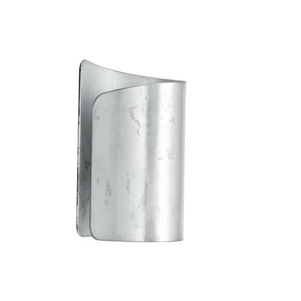 LUCE AMBIENTE E DESIGN Applique Imagine en verre argenté (Applique murale / Éclairage intérieur LED)