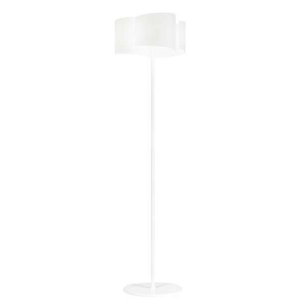 LUCE AMBIENTE E DESIGN Lampadaire Imagine en verre blanc (Lampadaires / Éclairage décoratif)
