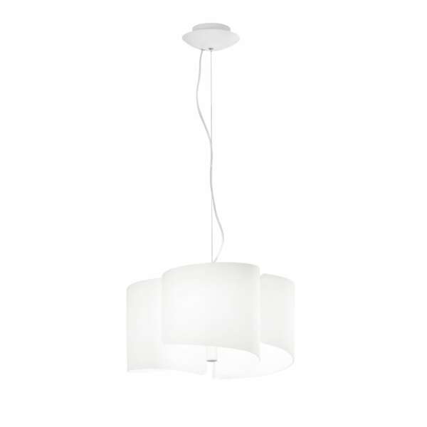 LUCE AMBIENTE E DESIGN Plafonnier Imagine en verre blanc 47 cm (Suspensions Design & Déco / Éclairage intérieur LED)