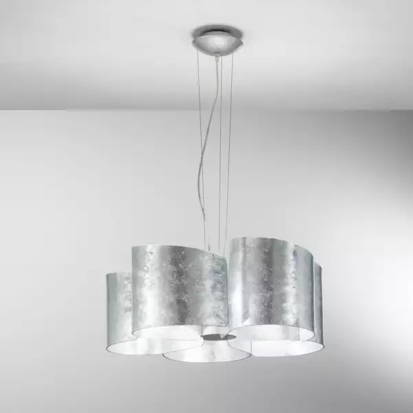 Plafonnier IMAGINE en verre argenté 63 cm – Image 2
