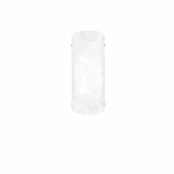 LUCE AMBIENTE E DESIGN Applique LED jasmine en verre blanc 11W 4000K (lumière naturelle) 26 cm (Applique murale / Éclairage intérieur LED)