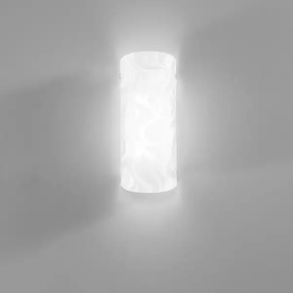 Applique LED jasmine en verre blanc 11W 4000K (lumière naturelle) 26 cm – Image 2