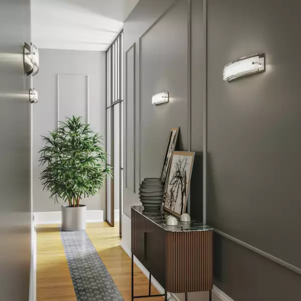 Applique LED JOYCE en verre blanc 15W 4000K (lumière naturelle) – Image 2