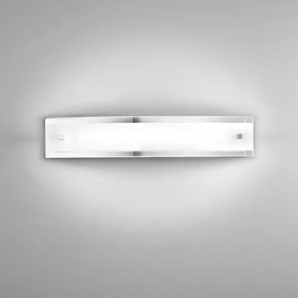 LUCE AMBIENTE E DESIGN Applique LED JOYCE en verre blanc 15W 4000K (lumière naturelle) (Applique murale / Éclairage intérieur LED)
