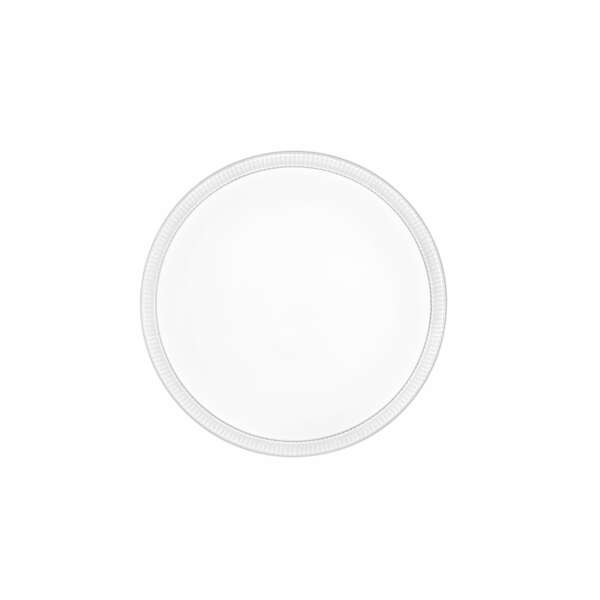 LUCE AMBIENTE E DESIGN Plafonnier LED KAOS blanc bord diamant 24W avec interrupteur CCT 40 cm (Plafonnier / Éclairage intérieur LED)